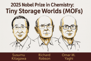 2025 Nobel Prize in Chemistry: I Tell You About Tiny Storage Worlds (MOFs)