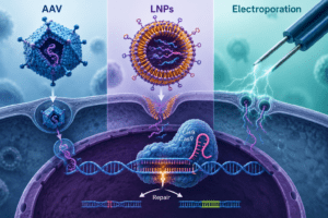 CRISPR Delivery Systems: AAV, LNPs, Electroporation Explained