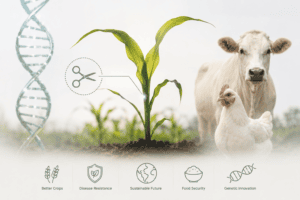CRISPR in Agriculture & Animals: Feeding the World and Reshaping Life Itself